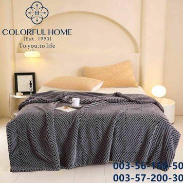 Плед на овчині "Ромби" Colorful Home 200&times;220 см 3413 фото