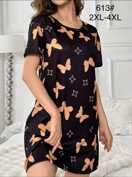 Туніка жіноча "Метелики" 2XL,3XL,4XL 1626 фото