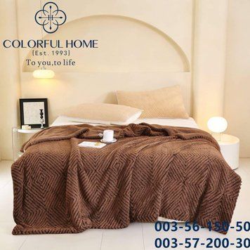 Плед на овчині "Ромби" Colorful Home 200&times;220 см 3416 фото