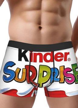 Чоловічі труси з принтом "Kinder Surprise" 994 фото