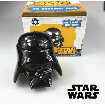 Чашка Star Wars Дарт Вейдер з кришкою Чорна 450 мл 1514 фото