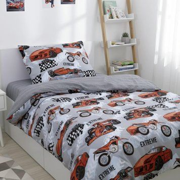Комплект постільної білизни Підлітковий Ранфорс Viluta 1661 фото