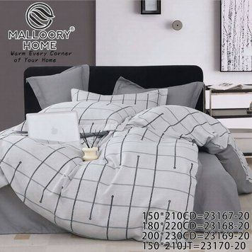 Постільна білизна Двоспальна Фланель Malloory Home 180&times;200 см 3232 фото